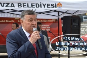 Havza’da 25 Mayıs’ın 107. Yılı Resmi Törenle Kutlandı